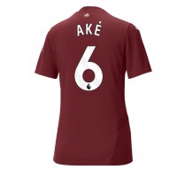 Manchester City Nathan Ake #6 Tretí Ženy futbalový dres 2024-25 Krátky Rukáv